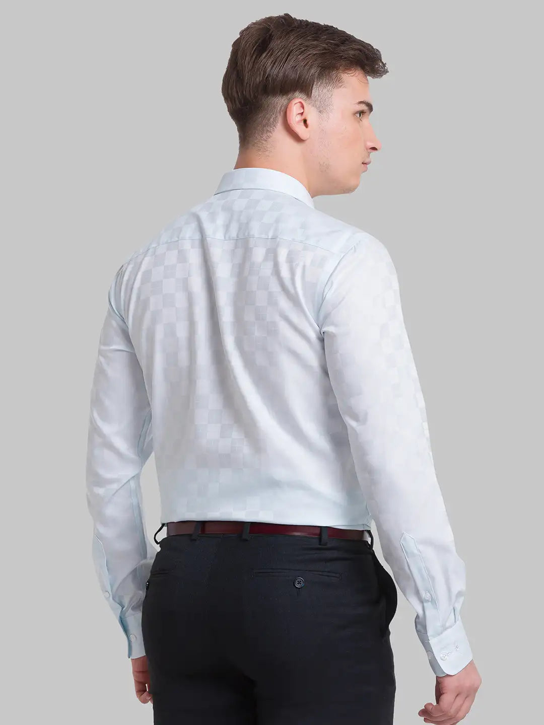 Men Slim Fit Violet Shirt