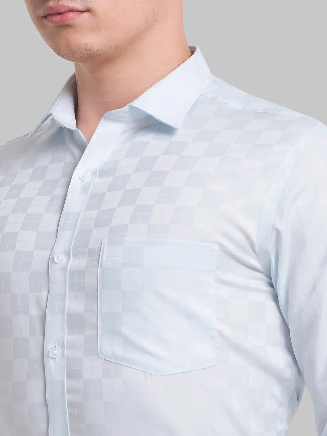 Men Slim Fit Violet Shirt