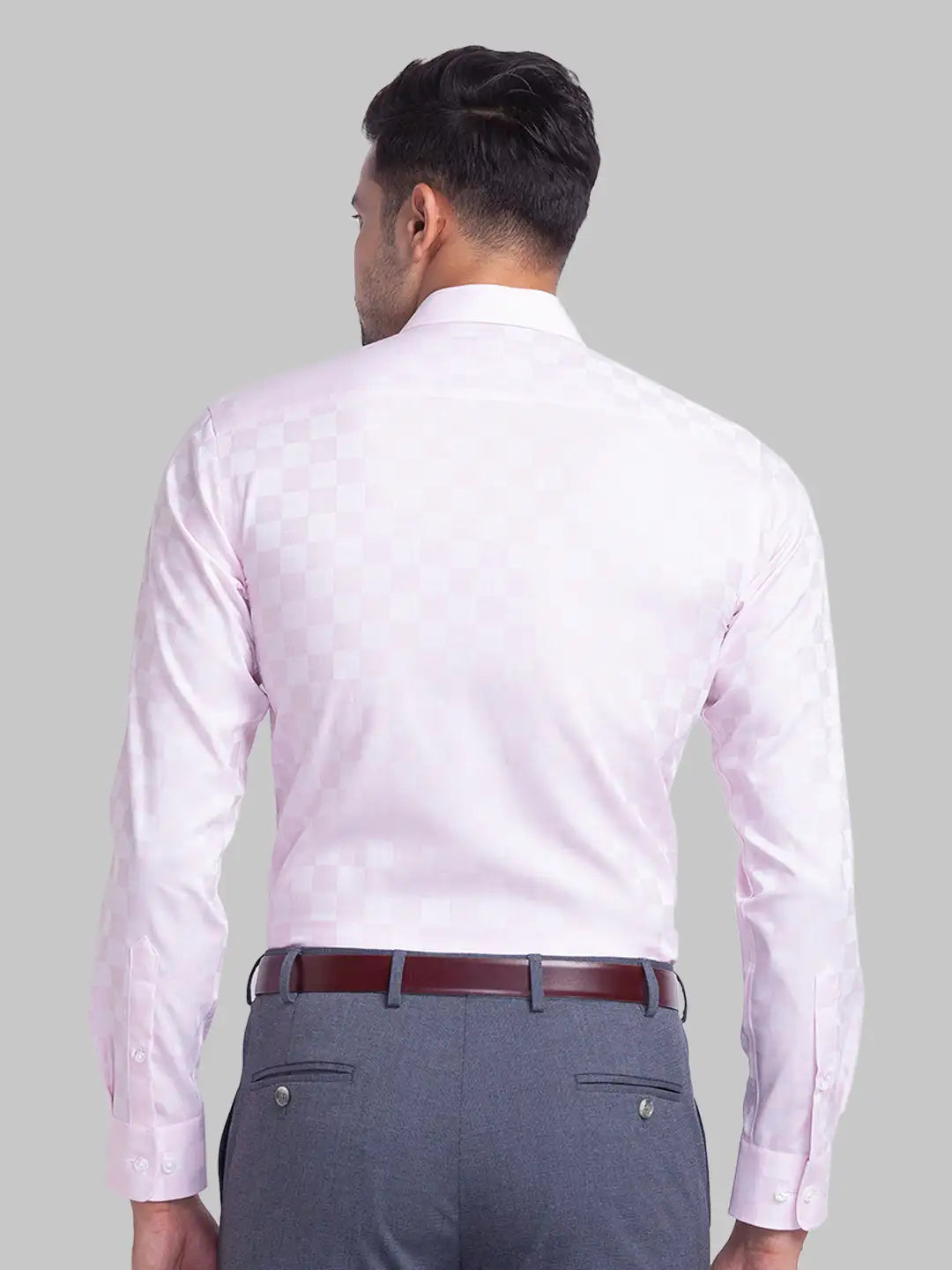 Men Slim Fit Light Green Shirt