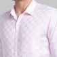 Men Slim Fit Light Green Shirt