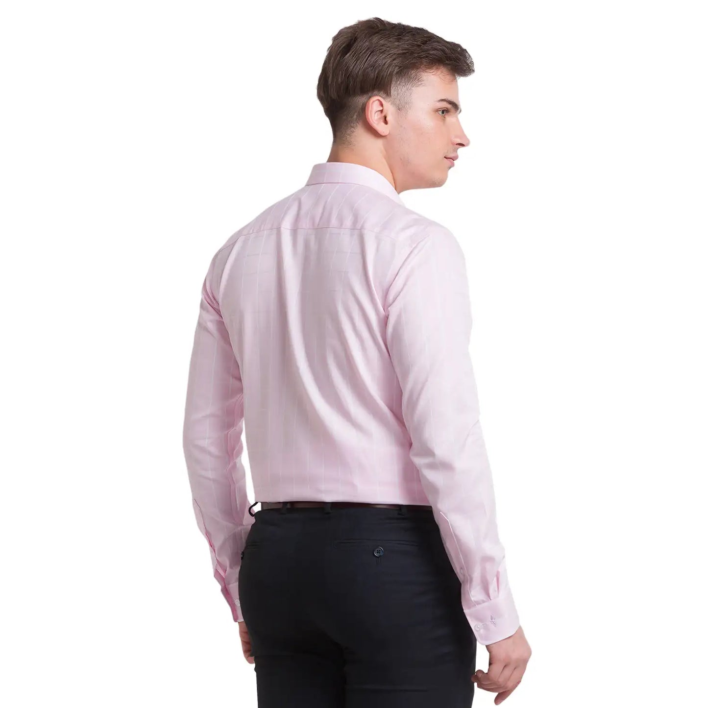 Men Slim Fit Dark Yellow Shirt