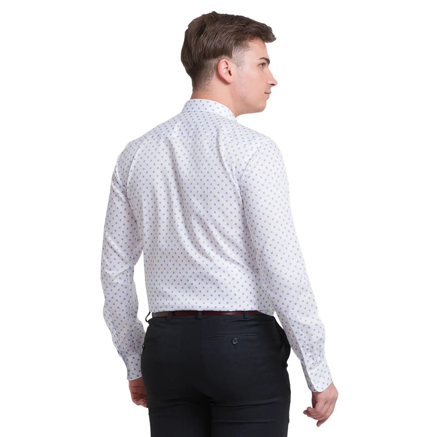 Men Regular Fit White Polo