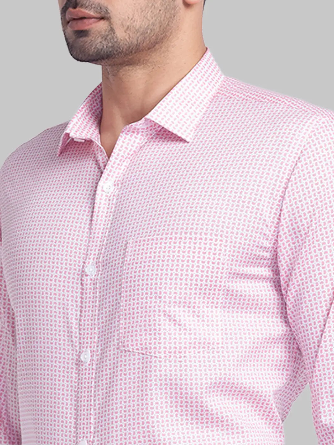 Men Slim Fit Blue Shirt