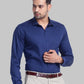 Men Slim Fit Light Blue Shirt