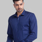 Men Slim Fit Light Blue Shirt