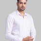 Men Slim Fit White Shirt