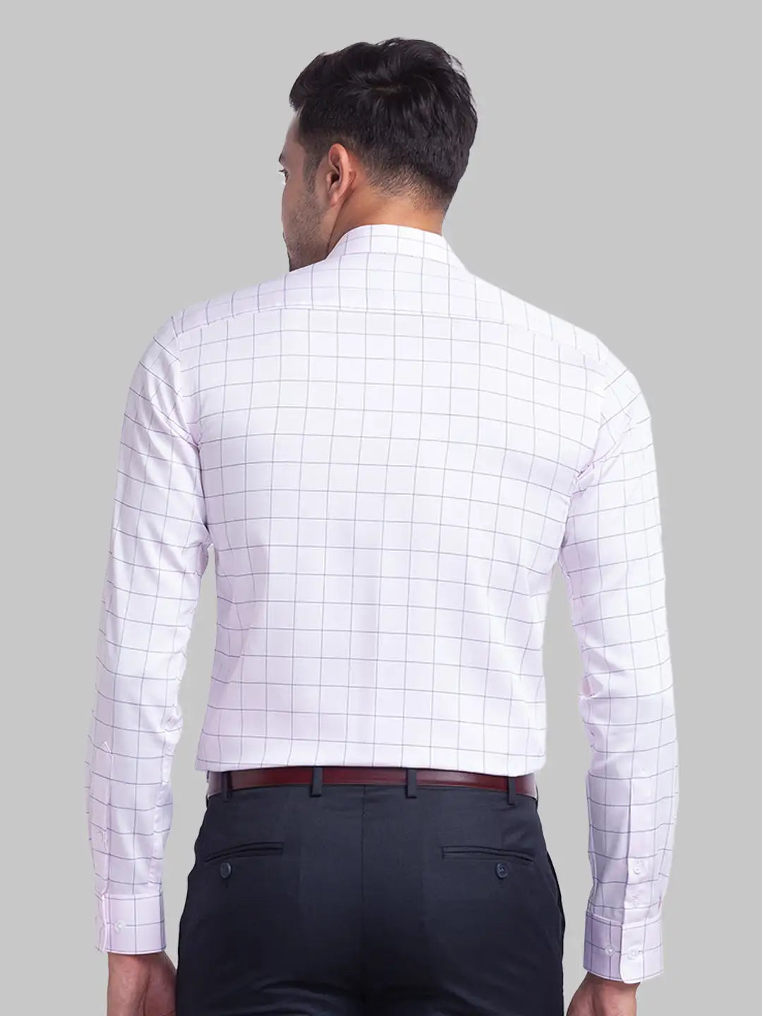 Men Slim Fit White Shirt