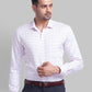 Men Slim Fit White Shirt