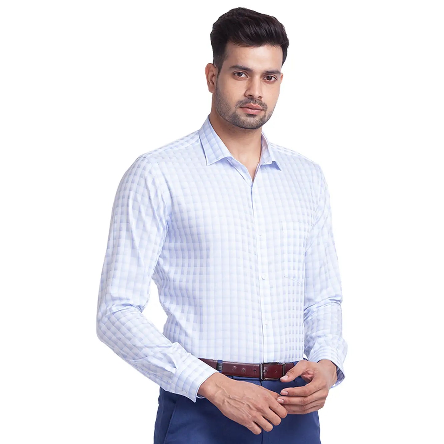 Men Slim Fit Fawn Shirt