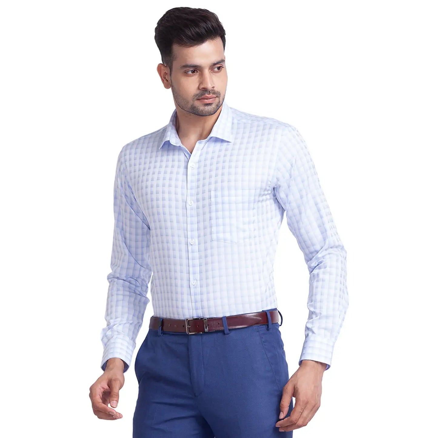 Men Slim Fit Fawn Shirt