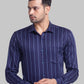 Men Slim Fit Dark Green Shirt