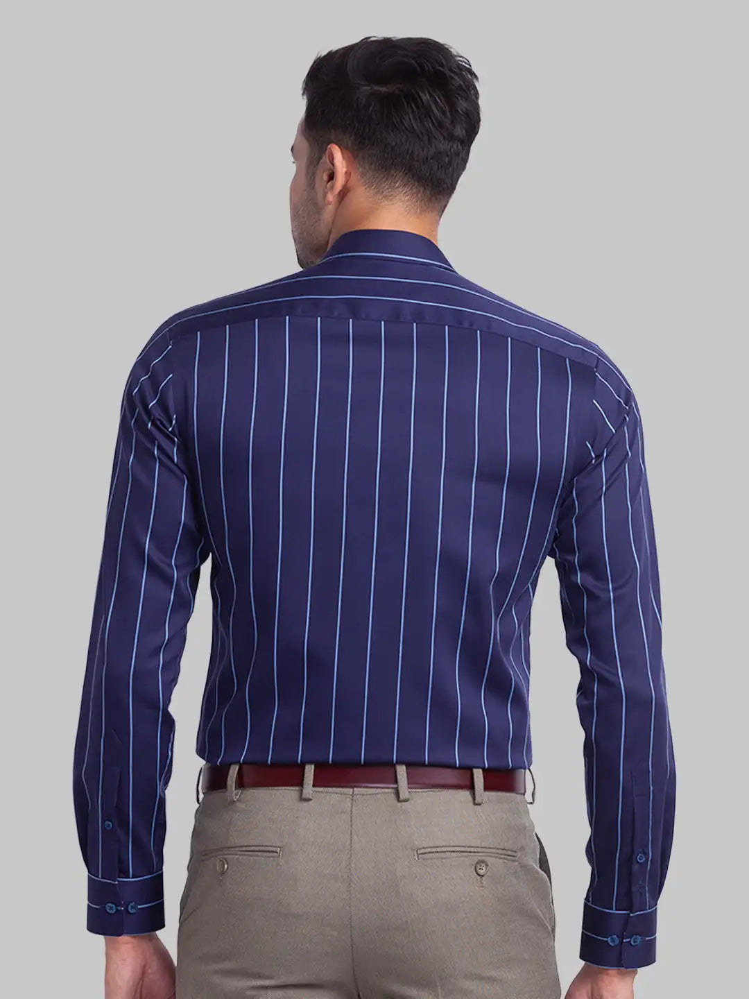 Men Slim Fit Dark Green Shirt
