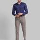 Men Slim Fit Dark Green Shirt
