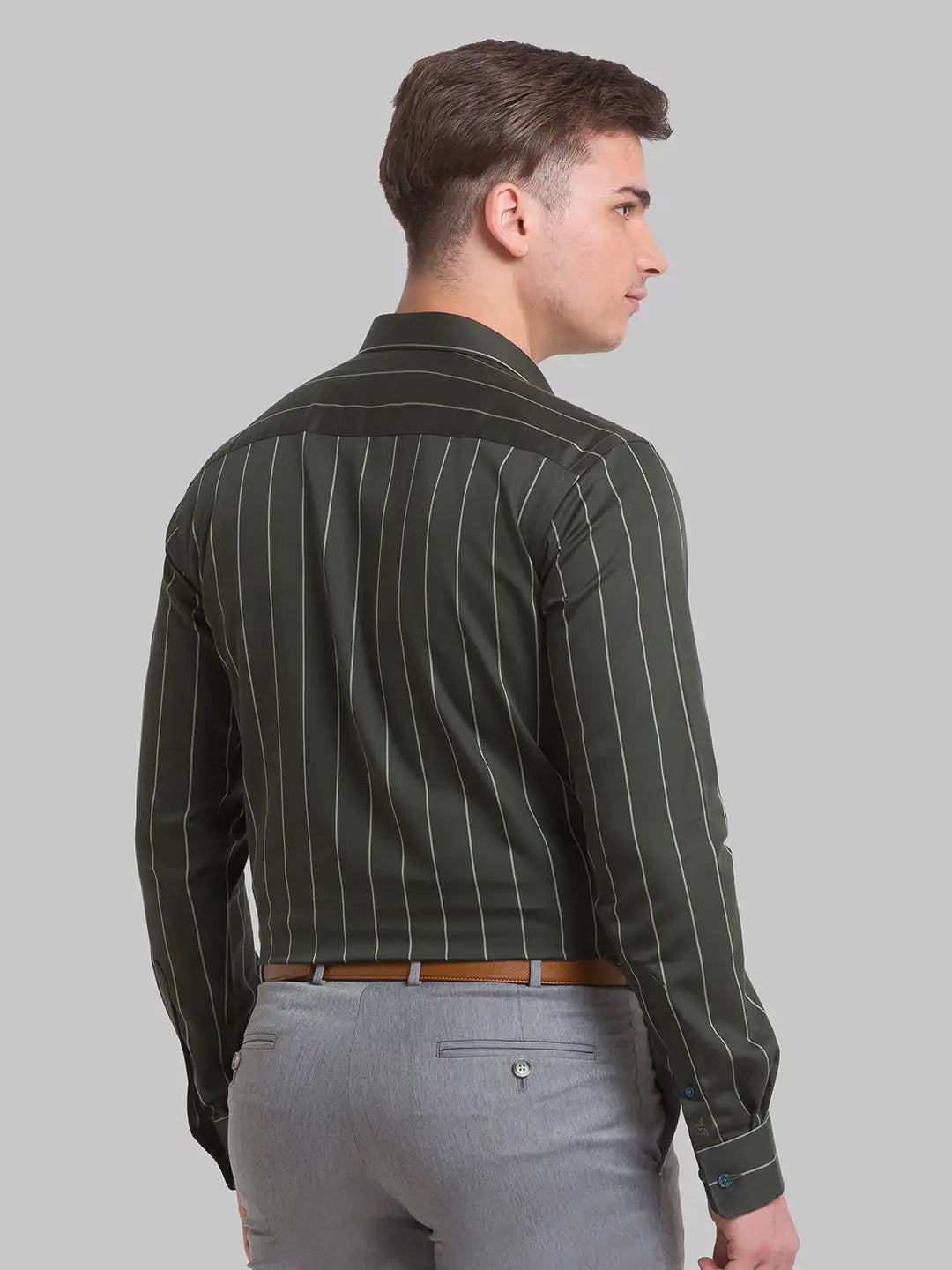 Men Slim Fit Black Shirt