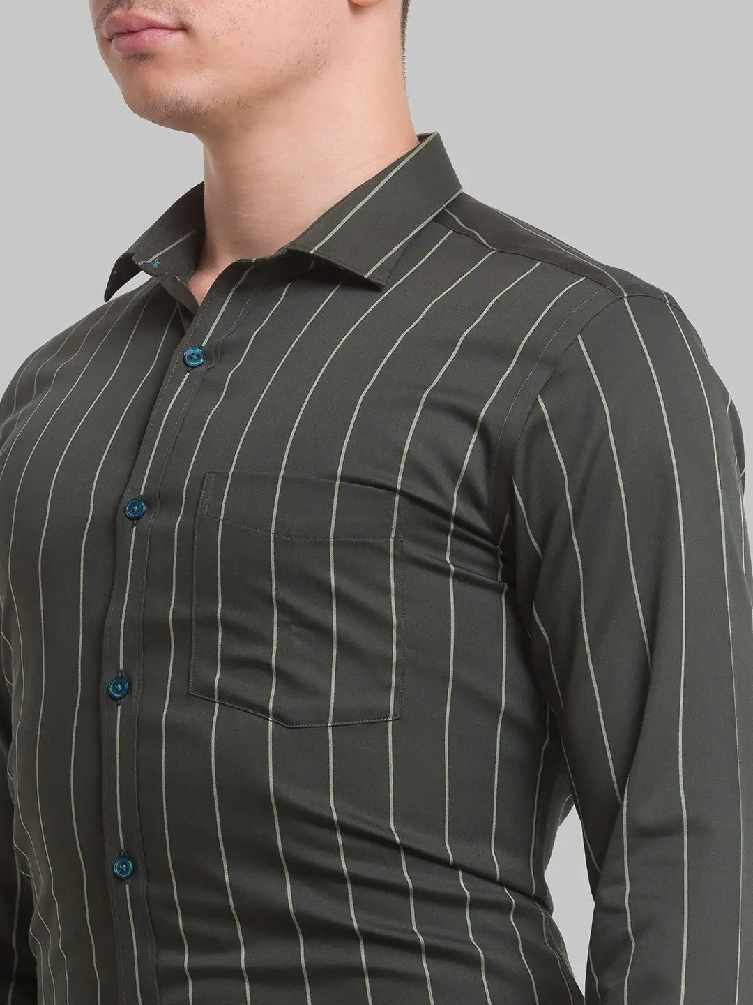 Men Slim Fit Black Shirt