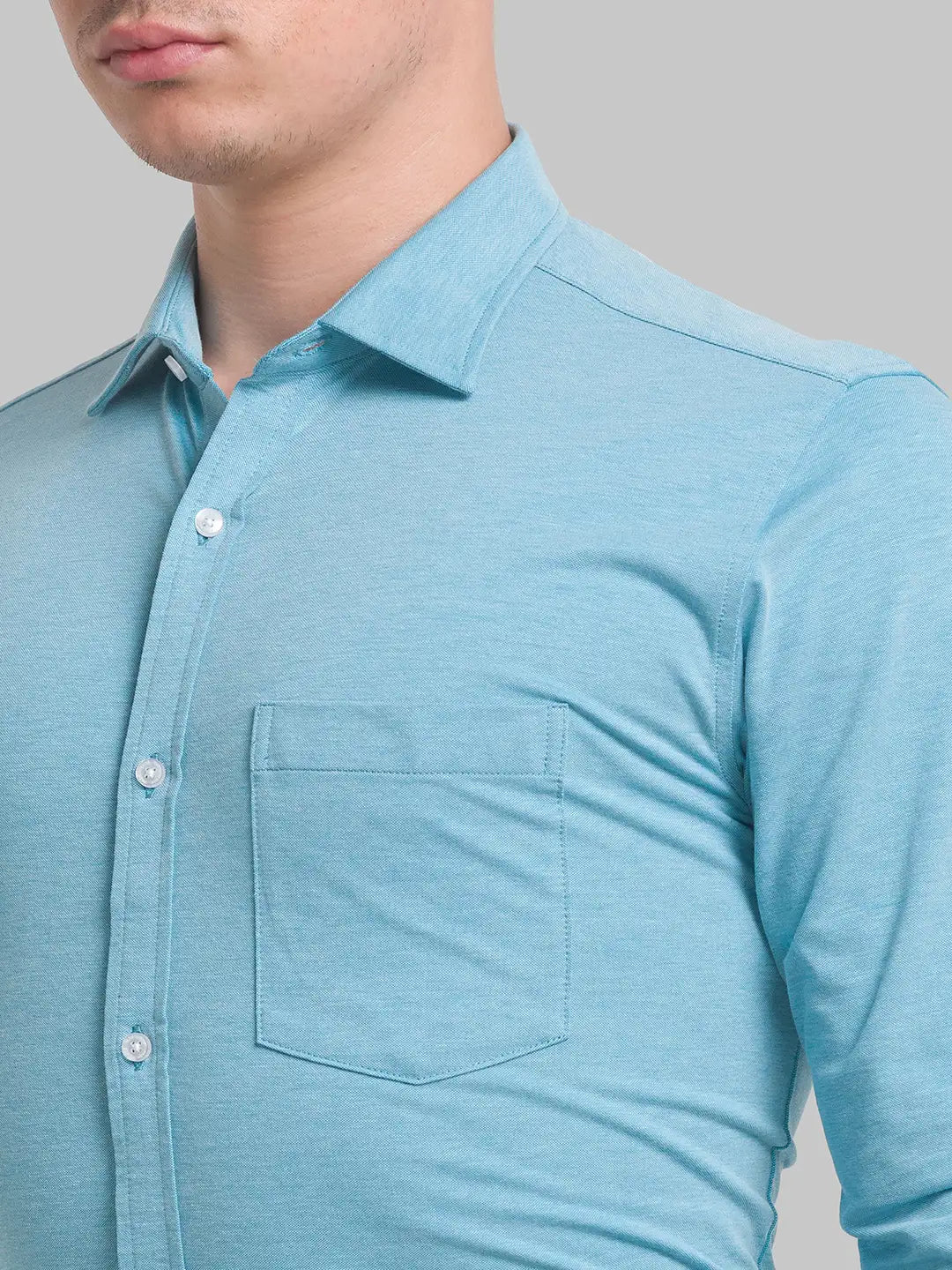 Men Slim Fit Black Shirt