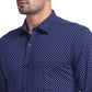 Men Slim Fit Blue Shirt