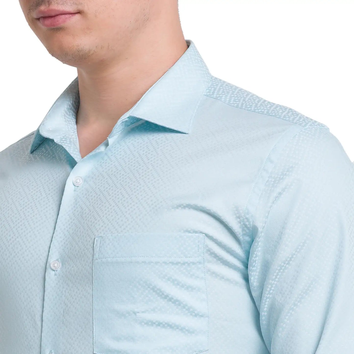 Men Slim Fit Medium Violet Shirt