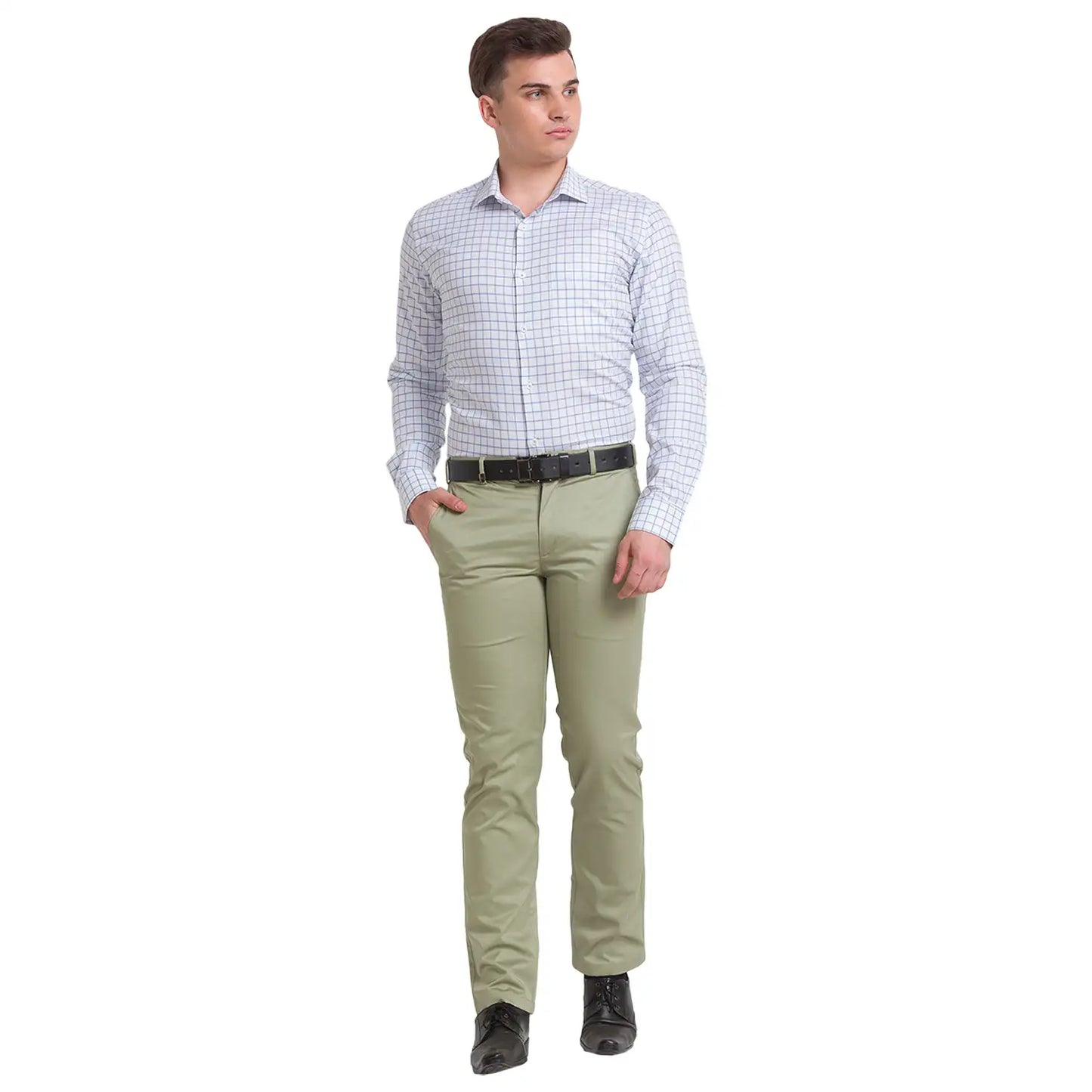 Men Slim Fit Violet Shirt