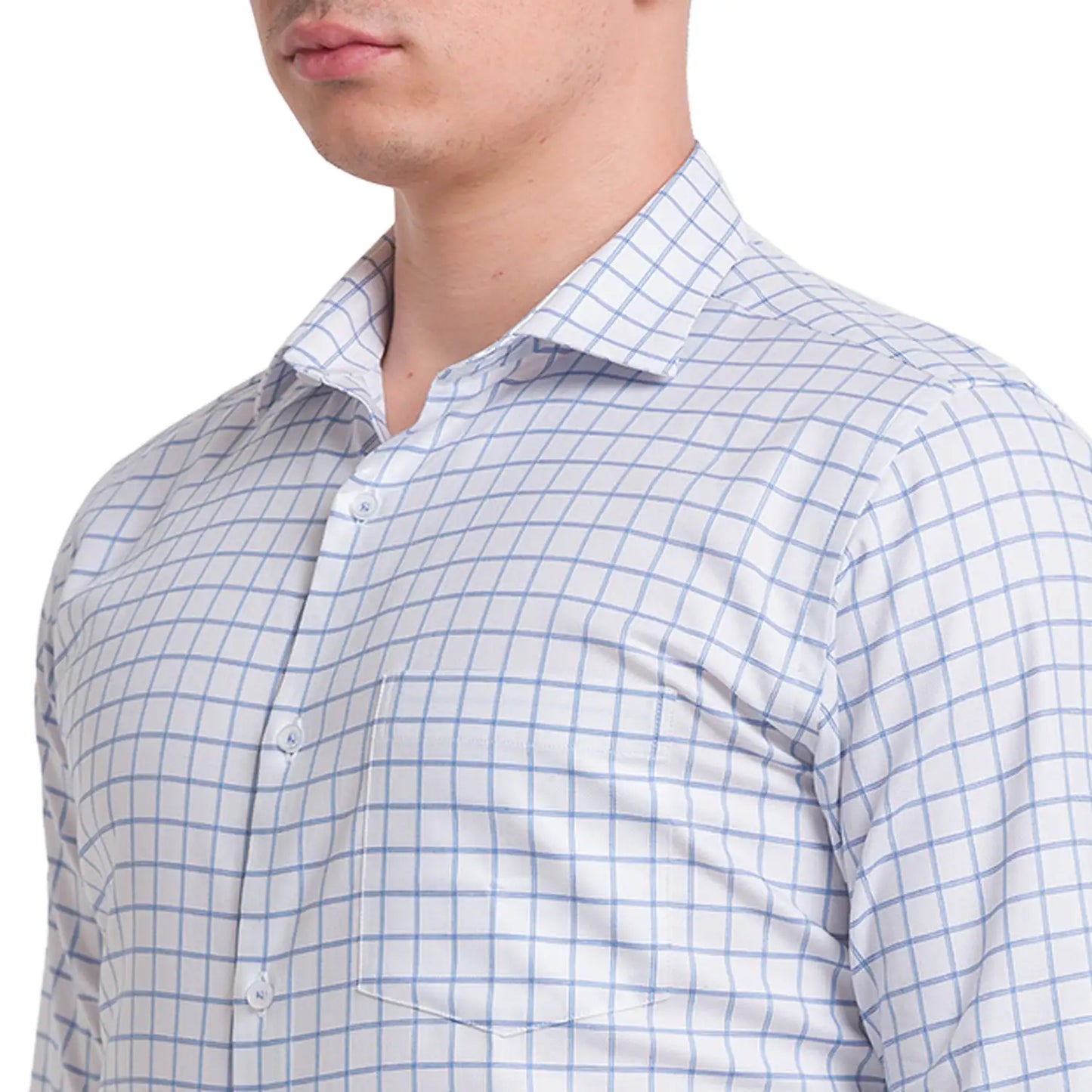 Men Slim Fit Violet Shirt