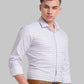 Men Slim Fit Light Blue Shirt
