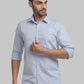 Men Slim Fit Light Green Shirt
