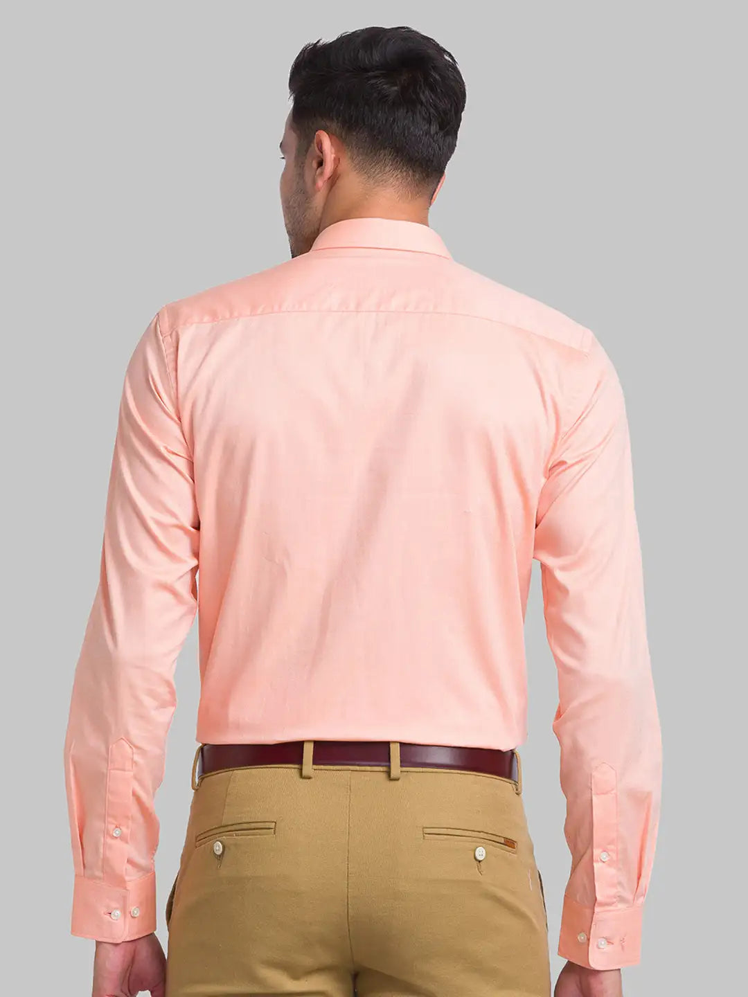 Men Slim Fit Grey Shirt
