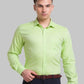 Men Slim Fit Light Blue Shirt
