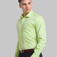 Men Slim Fit Light Blue Shirt
