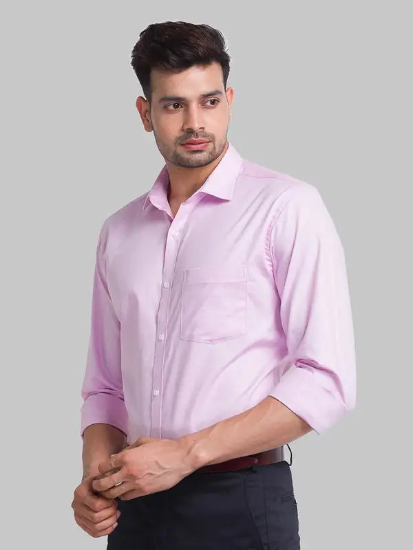 Men Slim Fit Blue Shirt