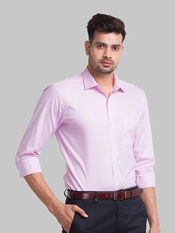 Men Slim Fit Blue Shirt