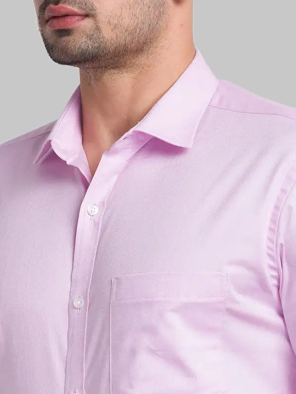Men Slim Fit Blue Shirt