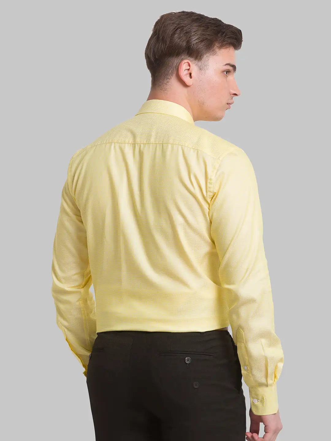Men Slim Fit Light Blue Shirt