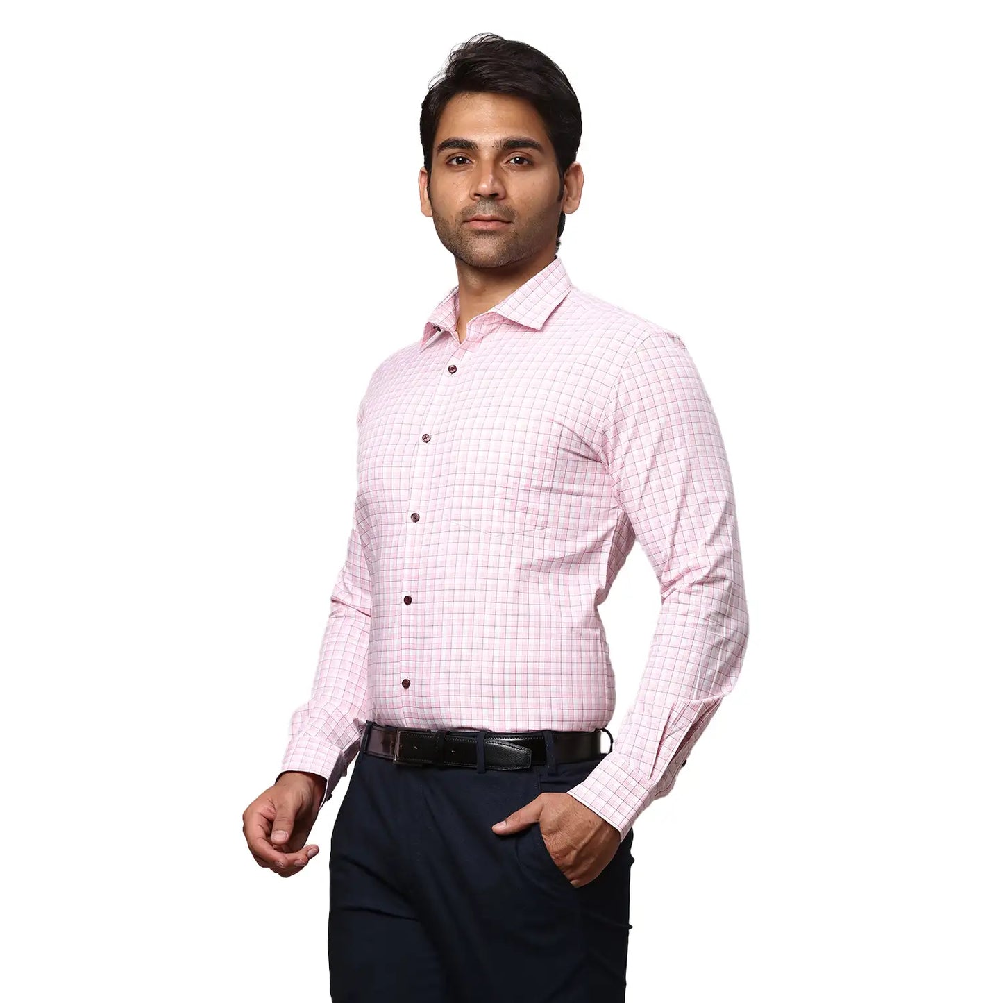 Men Slim Fit Blue Shirt