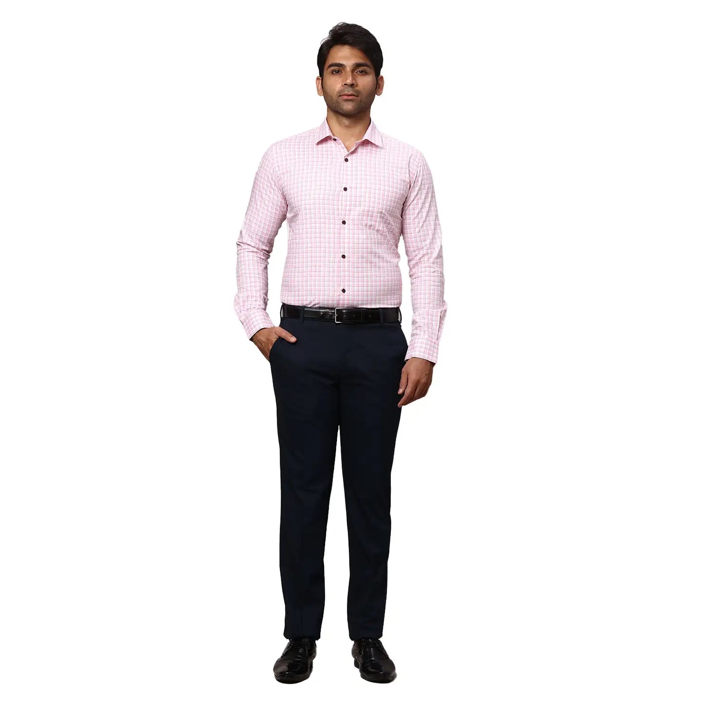 Men Slim Fit Blue Shirt