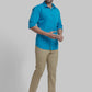 Men Slim Fit Light Blue Shirt