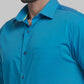 Men Slim Fit Light Blue Shirt