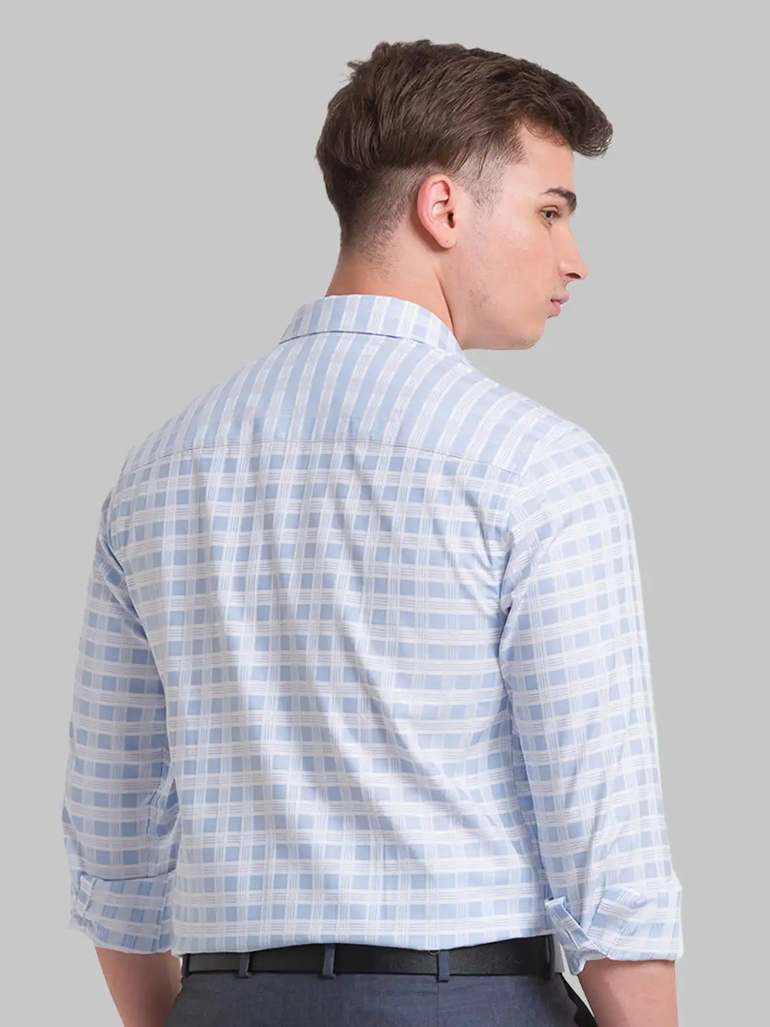 Men Slim Fit Fawn Shirt