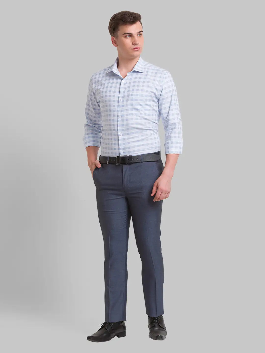 Men Slim Fit Fawn Shirt