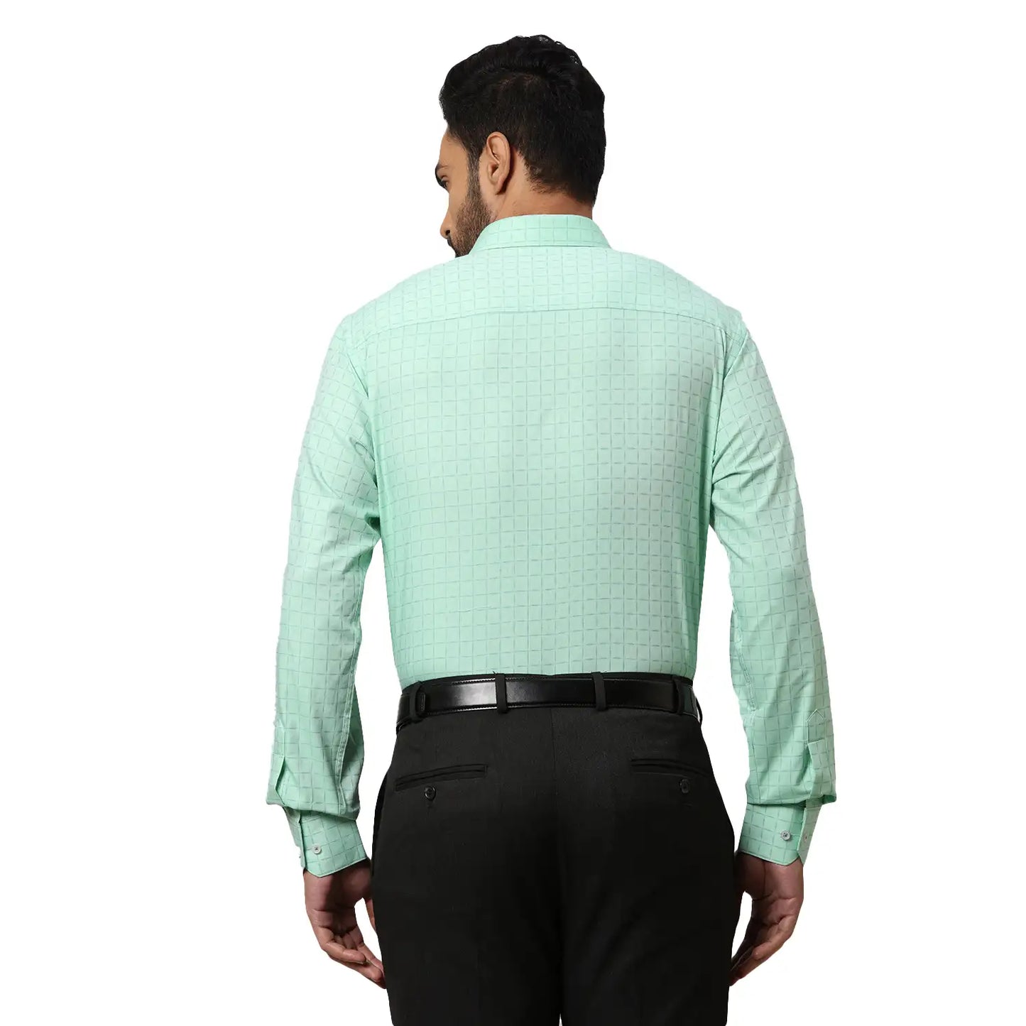 Men Slim Fit Blue Shirt
