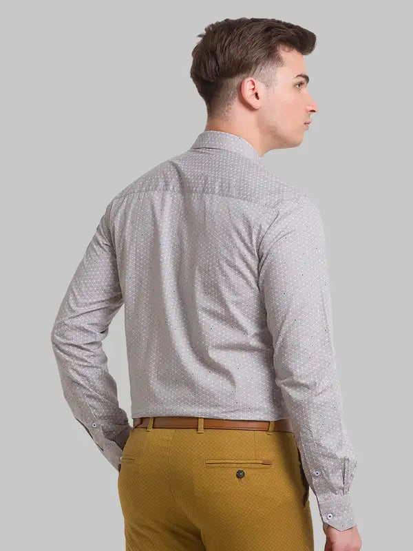 Men Slim Fit Blue Shirt