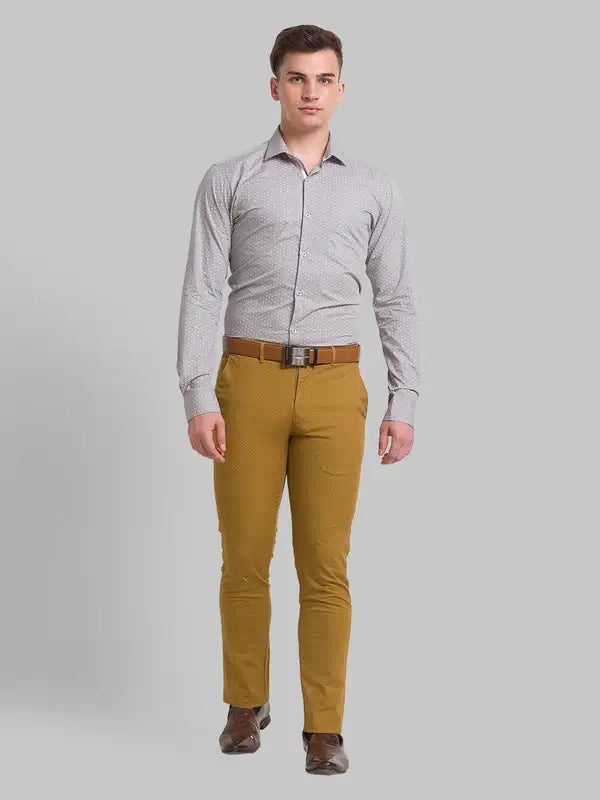 Men Slim Fit Blue Shirt