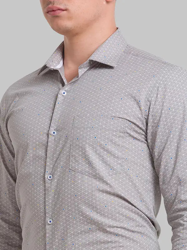 Men Slim Fit Blue Shirt