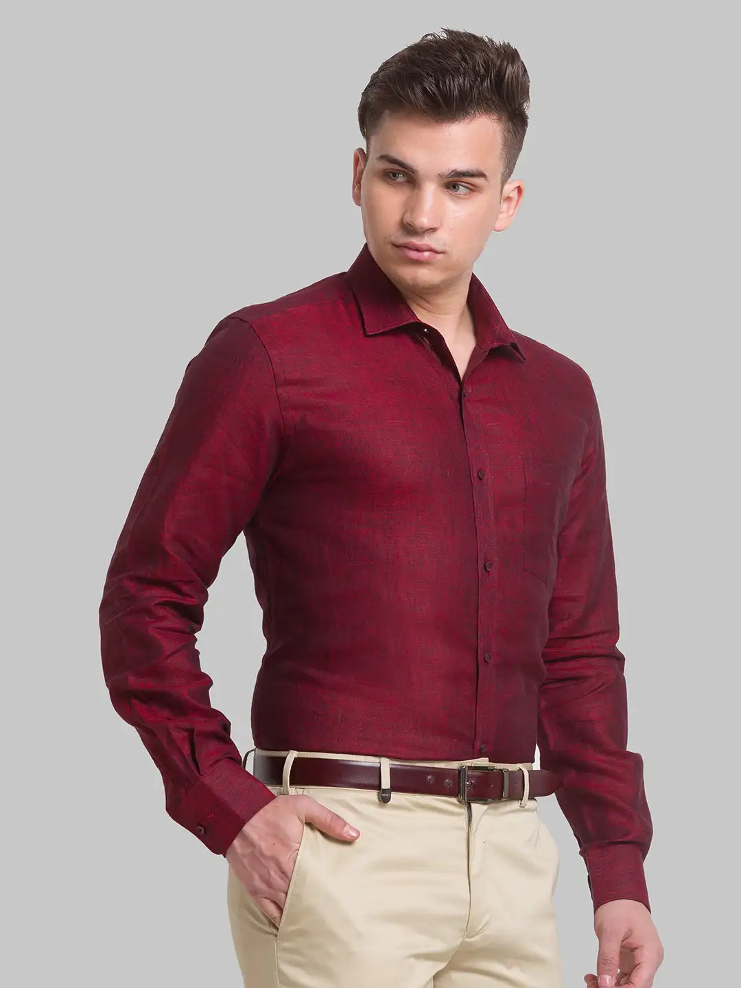 Men Regular Fit Yellow Shirt