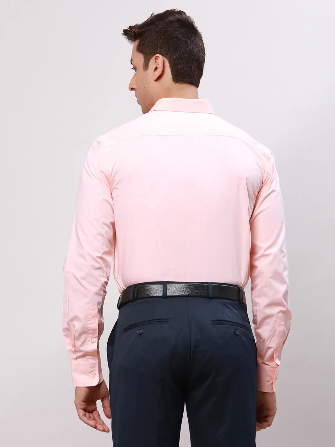 Park Avenue Men Blue Printed Slim Fit Cotton Blend Shirt