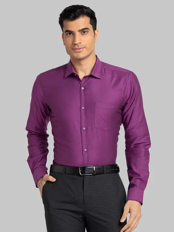 Men Slim Fit Petrol Shirt