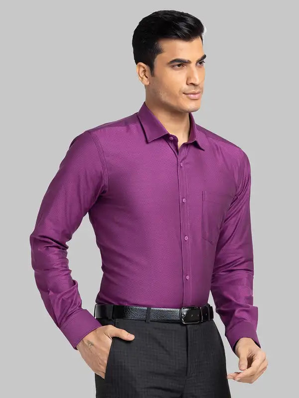 Men Slim Fit Petrol Shirt