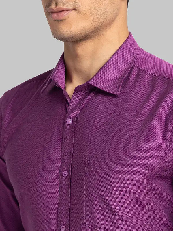 Men Slim Fit Petrol Shirt