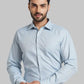 Men Slim Fit Blue Shirt