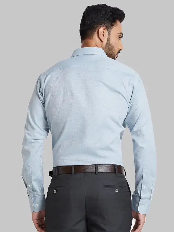 Men Slim Fit Blue Shirt